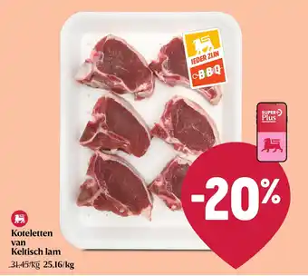 Delhaize Koteletten van Keltisch lam aanbieding
