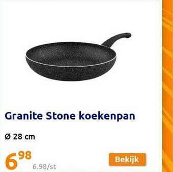 Action Granite Stone Koekenpan aanbieding