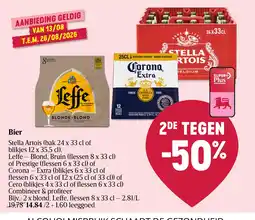 Delhaize Bier Stella Artois aanbieding