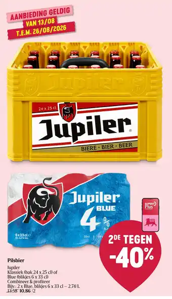 Delhaize Pilsbier Jupiler aanbieding