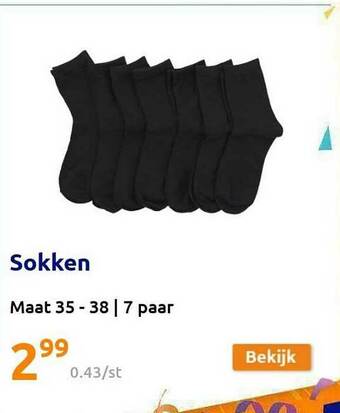 Action Sokken aanbieding