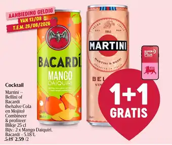 Cocktail Martini - Bellini of Bacardí