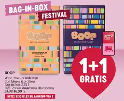 Delhaize Boop witte, rosé- of rode wijn aanbieding