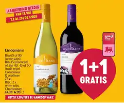 Delhaize Lindeman's witte wijn aanbieding
