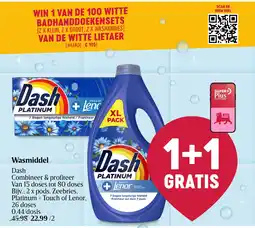 Delhaize Wasmiddel Dash aanbieding