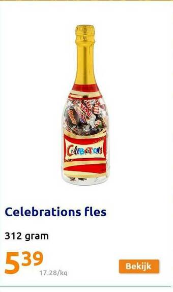Action Celebrations Fles aanbieding