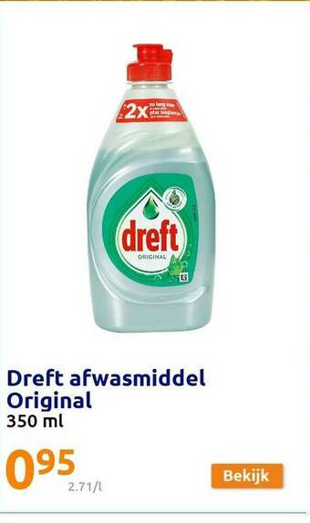 Action Dreft Afwasmiddel Original aanbieding