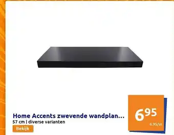 Action Home Accents Zwevende Wandplan aanbieding