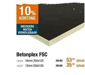 Cevo Betonplex Fsc aanbieding