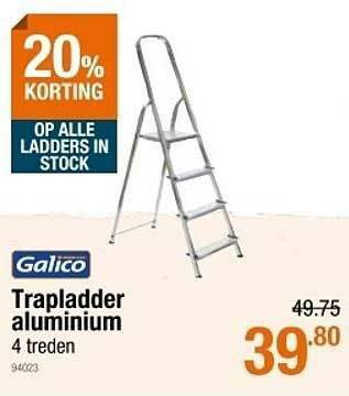 Cevo Trapladder Aluminium aanbieding