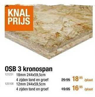 Cevo Osb 3 Kronospan aanbieding