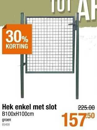 Cevo Hek Enkel Met Slot aanbieding