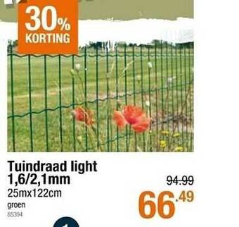Cevo Tuindraad Light aanbieding
