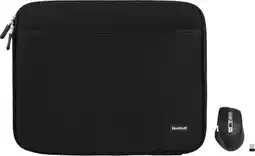 Coolblue BlueBuilt Housse pour PC Portables Largeur 36 cm 15-16 Pouces L Noir + Maximus Souris aanbieding