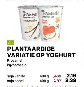 Ekoplaza Plantaardige Variatie Op Yoghurt aanbieding