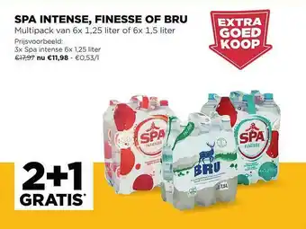 Jumbo Spa Intense, Finesse Of Bru aanbieding