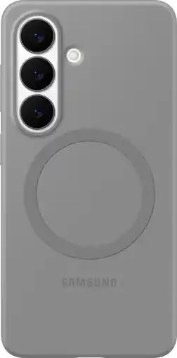 Coolblue Samsung Galaxy S26 Plus Siliconen Back Cover met Magneet Grijs aanbieding