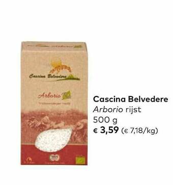 Bio Planet Cascina Belvedere Arborio Rijst aanbieding