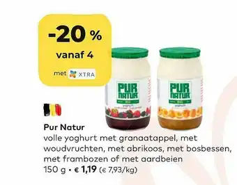 Bio Planet Pur Natur Yoghurt aanbieding