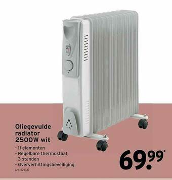Oliegevulde Radiator