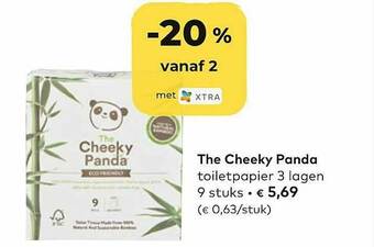 Bio Planet The Cheeky Panda Toiletpapier aanbieding