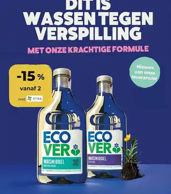 Bio Planet Ecover Wasmiddel aanbieding