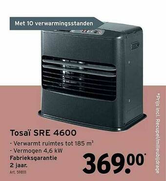 GAMMA Tosaï Sre 4600 aanbieding