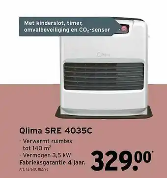 GAMMA Qlima Sre 4035c aanbieding