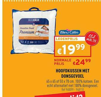 Trafic Hoofdkussen Met Donsgevoel aanbieding