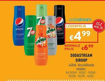 Trafic Sodastream Siroop aanbieding