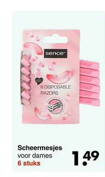 Wibra Scheermesjes Voor Dames aanbieding