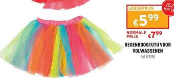 Trafic Regenboogtutu Voor Volwassenen aanbieding