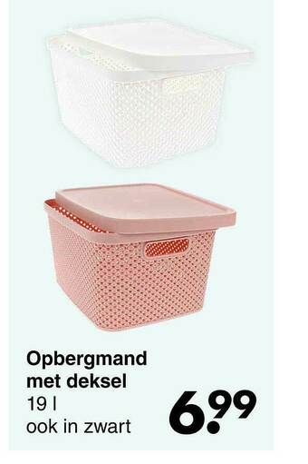 Opbergmand Met Deksel