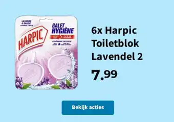 6x Harpic toiletblok lavendel