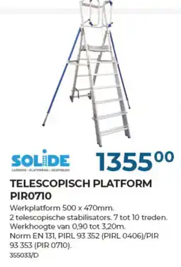 Meno Pro Telescopisch platform aanbieding