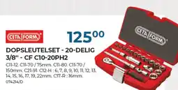 Meno Pro Dopsleutelset - 20-delig aanbieding
