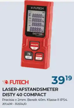 Meno Pro laser-afstandsmeter disty 40 compact aanbieding