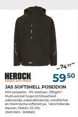 Meno Pro Jas softshell poseidon aanbieding