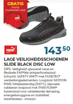 Meno Pro lage veiligheidsschoenen slide black disc low aanbieding