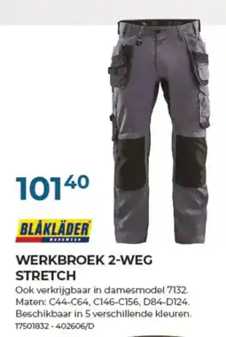 Meno Pro Werkbroek 2-weg stretch aanbieding