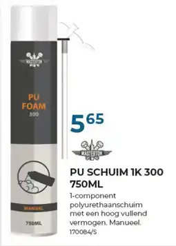 Meno Pro pu schuim 1k 300 aanbieding