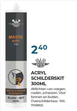 Meno Pro Acryl schilderskit aanbieding