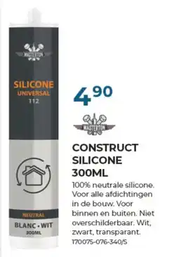 Meno Pro Construct silicone aanbieding