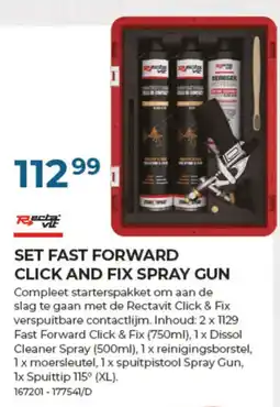 Meno Pro Set fast forward click and fix spray gun aanbieding