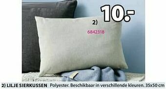Jysk Lilje sierkussen aanbieding
