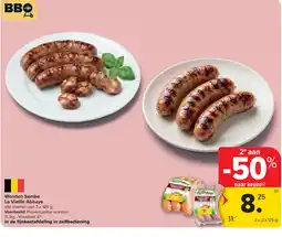 Carrefour Market Worsten Samba La Vieille Abbaye aanbieding