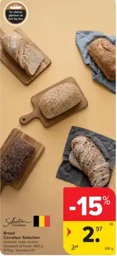 Carrefour Market Brood Carrefour Selection aanbieding
