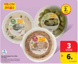 Carrefour Market Aperitiefhapjes Pick & Mix aanbieding