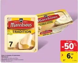 Carrefour Market Kaas in sneetjes of smeerkaas Maredsous aanbieding