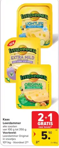Carrefour Market Kaas Leerdammer aanbieding